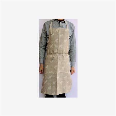 Förkläde Dalahäst Beige